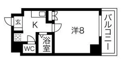 casa桜・千種【402号室】の間取り