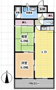 メゾン早瀬【103号室】の間取り