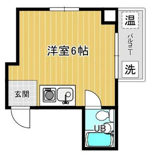 ハートイン万代町【3階】の間取り
