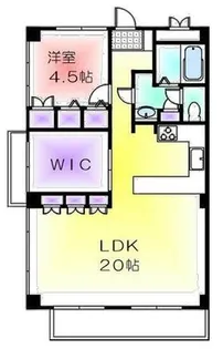 愛知県岡崎市欠町字三田田北通【マンション】の間取り