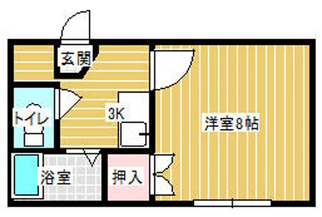 アペックス弐番館【111号室】の間取り