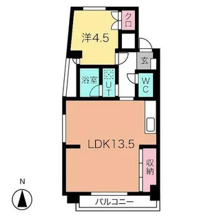 第7オオタビル【4階】の間取り