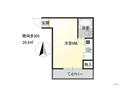 マリモビル【305号室】の間取り