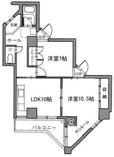SS23ビル【5階】の間取り