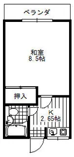 和歌山県橋本市野【アパート】の間取り