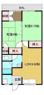大永マンション【203号室】の間取り