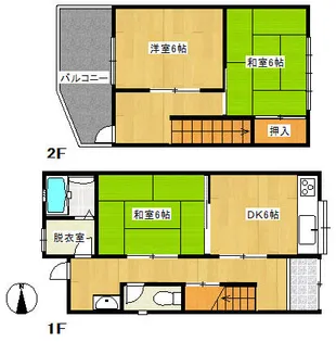 奈良県奈良市川上町【一戸建】の間取り