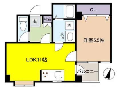 陽光プラザ【4階】の間取り