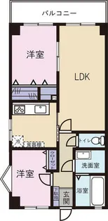 アーバンワコー【401号室】の間取り