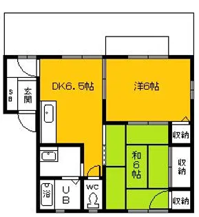 フォレスト篠【1階】の間取り