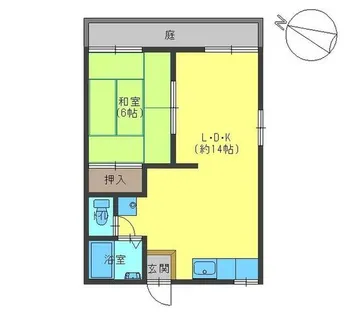 安井ハイツ【102号室】の間取り