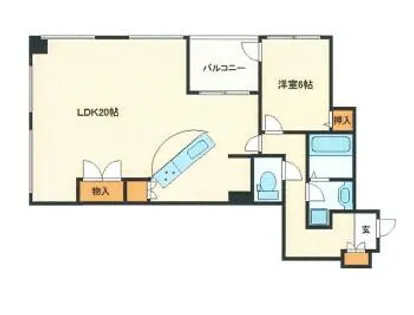 福岡県北九州市門司区東港町【マンション】の間取り