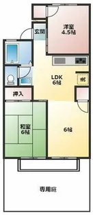 セジュール山本【102号室】の間取り