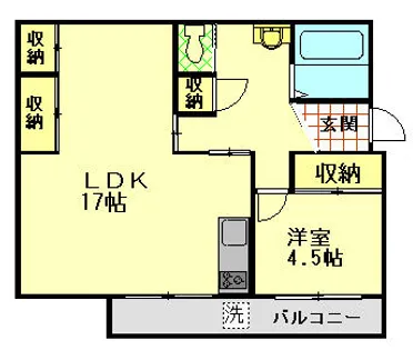 兵庫県神戸市垂水区南多聞台8丁目【マンション】の間取り