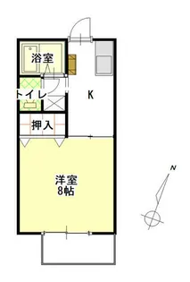 ベル花水木【2階】の間取り
