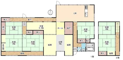 兵庫県西脇市大野【一戸建】の間取り