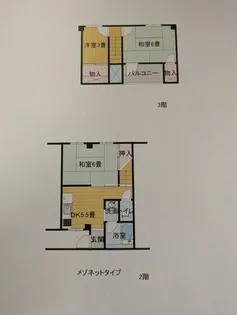 畑ハイツ【2階】の間取り
