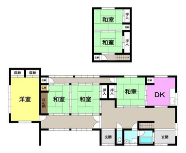 滋賀県米原市入江【一戸建】の間取り
