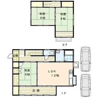 福岡県北九州市小倉南区企救丘3丁目【一戸建】の間取り