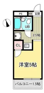 カネジョウハイツ【403号室】の間取り