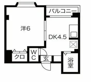シテール夕陽ヶ丘【301号室】の間取り
