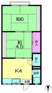 藤ハイツA棟【201号室】の間取り