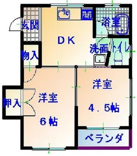 メゾンドアウル【3階】の間取り