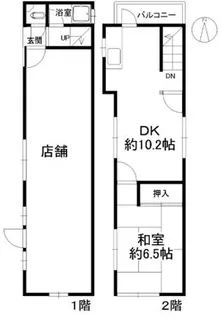 兵庫県西宮市鳴尾町4丁目【一戸建】の間取り