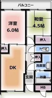 伊村マンション【302号室】の間取り