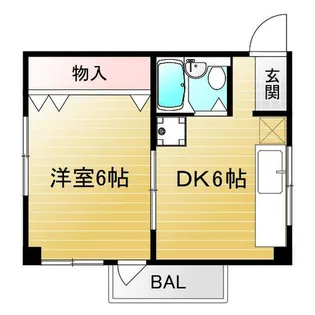 メゾンドペペ【4階】の間取り