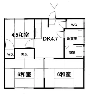 パレーシャルT【102号室】の間取り