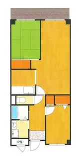 サニータウン羽倉崎【4階】の間取り