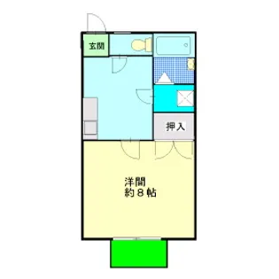 フローラルハイムⅢ【1階】の間取り
