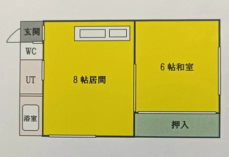 ハイツ丸山【101号室】の間取り