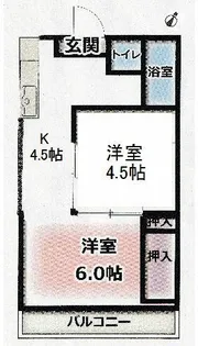 安江マンション【3階】の間取り
