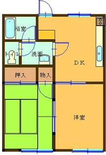 コーポアイランド【3階】の間取り