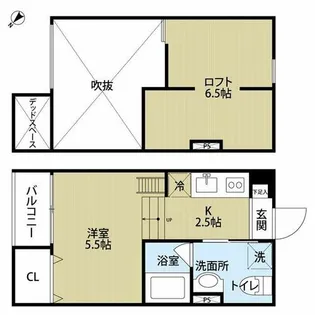 兵庫県神戸市長田区海運町8丁目【アパート】の間取り