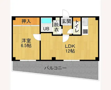 前野ビル【302号室】の間取り