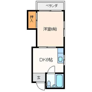 明治第11ビル【5階】の間取り