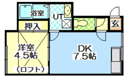 サンジェーヌイナホ【202号室】の間取り
