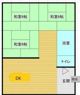 福岡県北九州市小倉北区片野2丁目【アパート】の間取り