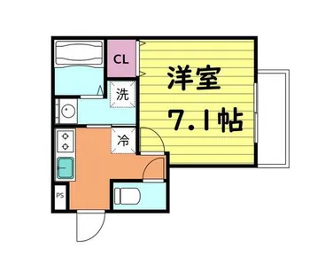 フジパレス諏訪Ⅱ番館【1階】の間取り