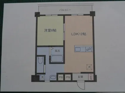 福岡県北九州市八幡東区山王1丁目【マンション】の間取り