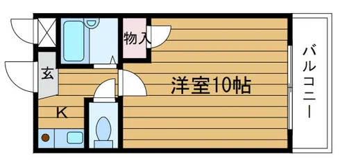 朝日が丘尾田ハイツ【2階】の間取り