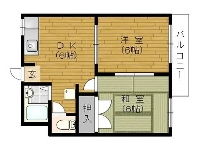 タウニーY・N【1階】の間取り