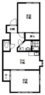 中井荘【1階】の間取り