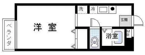 クレール東光【A105号室】の間取り