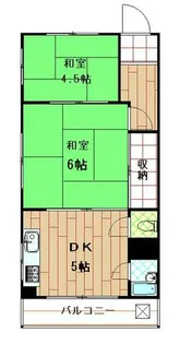 パークライフ東須磨【2階】の間取り