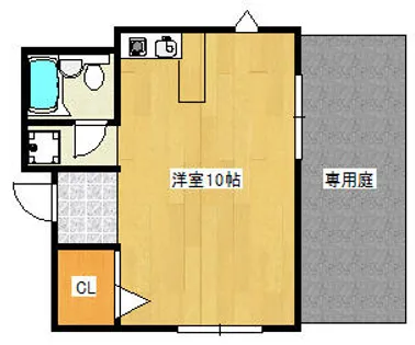 エステート兵庫【1階】の間取り