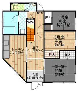 白翠荘【2号室】の間取り